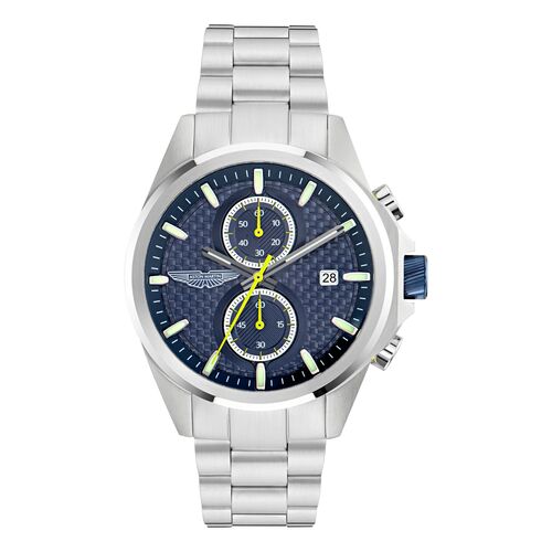 ASTON MARTIN Herren Uhr Chrono Armbanduhr AML THRILL MTRH3F604 Edelstahl