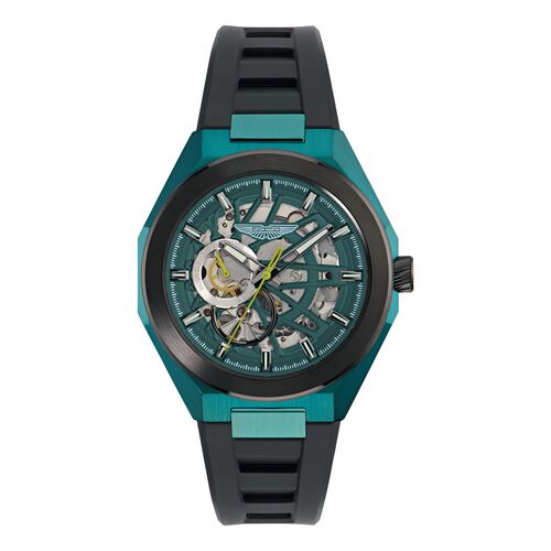 ASTON MARTIN Herren Automatik Uhr Armbanduhr AML THRILL MTRI3F601 Silikon