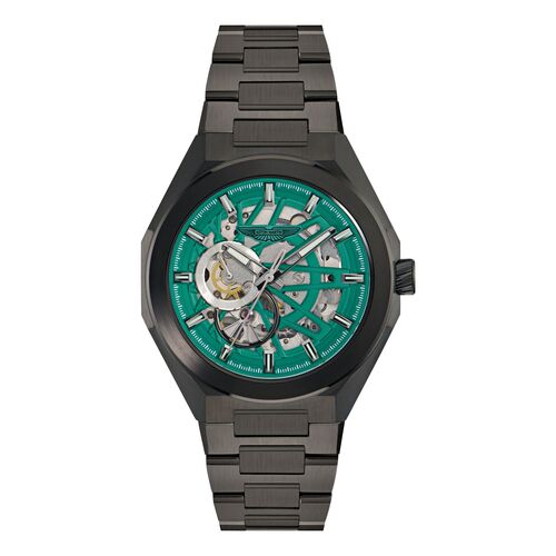 ASTON MARTIN Herren Automatik Uhr Armbanduhr AML THRILL MTRI3F603 Edelstahl