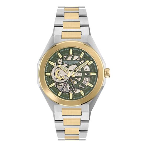 ASTON MARTIN Herren Automatik Uhr Armbanduhr AML THRILL MTRI3F605 Edelstahl