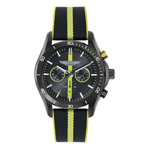 ASTON MARTIN Herren Uhr Chronograph Armbanduhr AML THRILL MTRL1F602