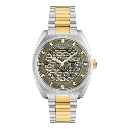ASTON MARTIN Herren Automatik Uhr AML TIMELESS MTTS2F601 Edelstahl