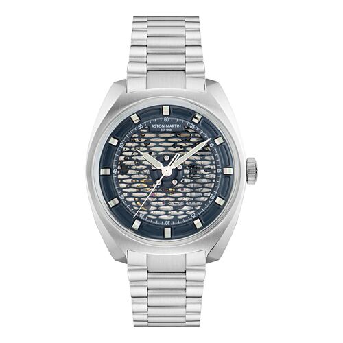 ASTON MARTIN Herren Automatik Uhr AML TIMELESS MTTS2F604 Edelstahl