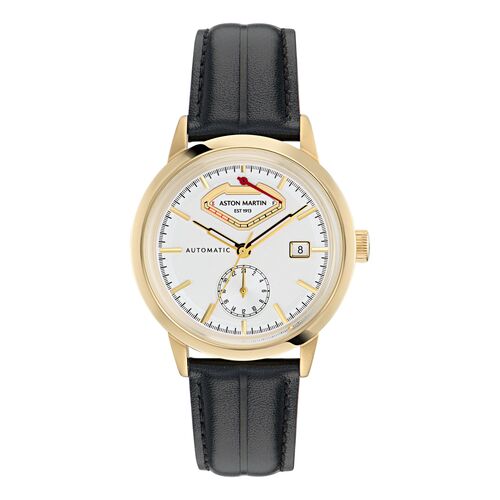 ASTON MARTIN Herren Automatik Uhr AML TIMELESS MTTS3F601 Leder