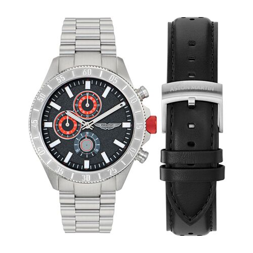 ASTON MARTIN Herren Uhr Chronograph Armbanduhr AML ICON MTIS3F601