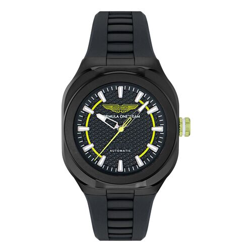 ASTON MARTIN Herren Automatik Uhr Armbanduhr AM FORMULA 1 MTFC1F601 Silikon