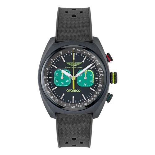ASTON MARTIN Herren Uhr Armbanduhr Chrono AM FORMULA 1 MTFD2F602 Silikon