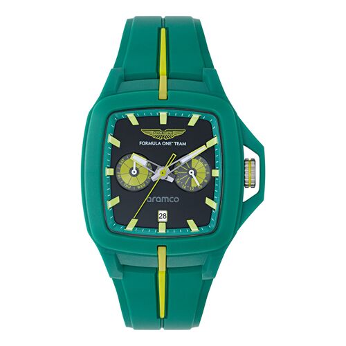 ASTON MARTIN Herren Uhr Multifunktion Quarz AM FORMULA 1 MTFF1F601 Silikon