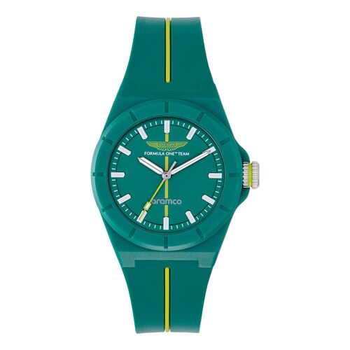 ASTON MARTIN Herren Uhr Armbanduhr Quarz AM FORMULA 1 MTFH1F602 Silikon
