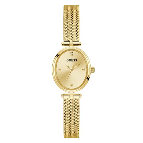 Guess Damen Uhr Armbanduhr RUBY GW0935L5 Edelstahl gold