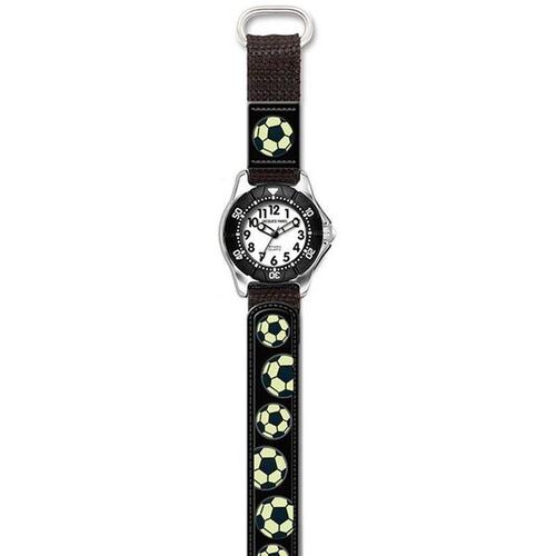 JACQUES FAREL Kinder-Armbanduhr Analog Quarz Jungen Nylonklettband KWD 5557