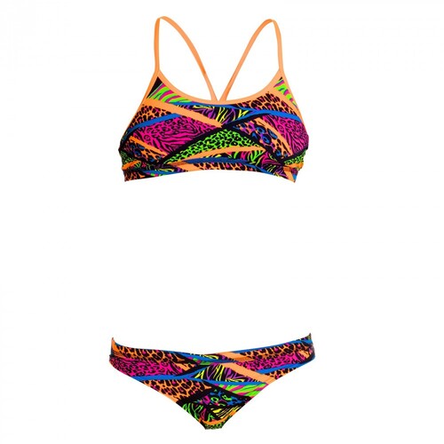 Funkita Bikini Mdchen Jungle Jagger mit schmalen Trgern