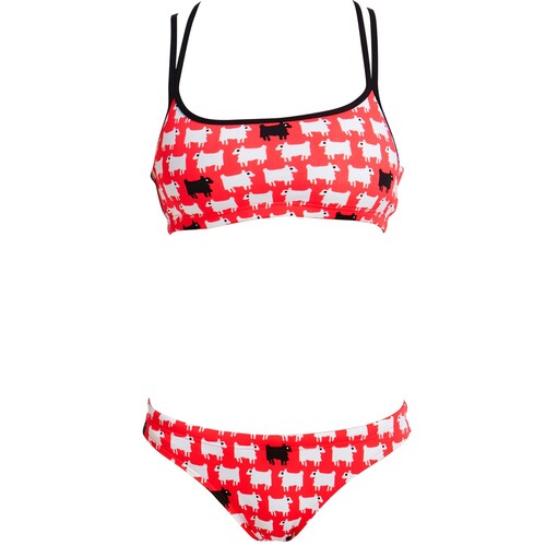 Funkita Bikini Mdchen Black Sheep mit UV-Schutz 50+ chlorresistent
