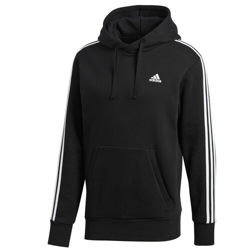 adidas Kapuzenpullover Hoodie ESS 3S Streifen Fleece Herren