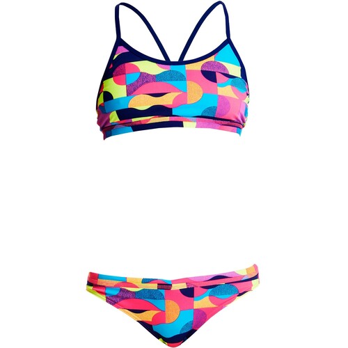Funkita Bikini Mdchen Mad Mist aus chlorresistentem Material und UV-Schutz 50+