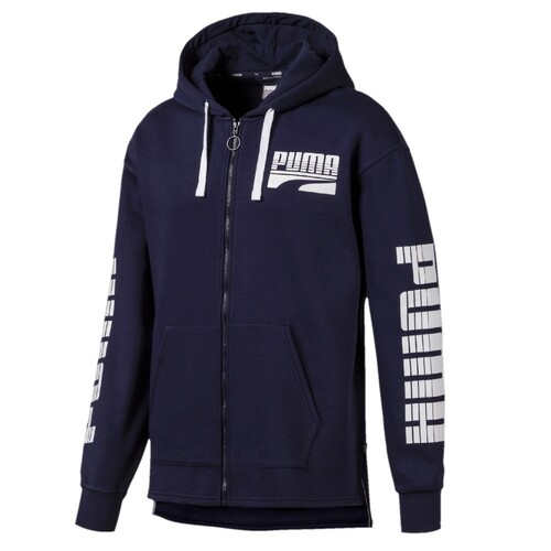 Puma Kapuzenjacke Herren d�nn mit Fleece Rebel Bold FZ Hoody