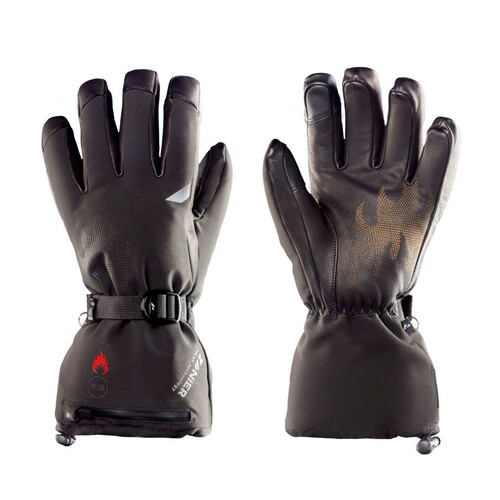 Zanier Heat.stx beheizbare Handschuhe Damen und Herren schwarz