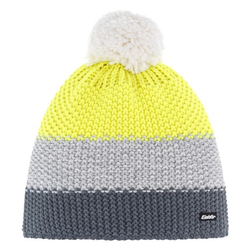 Eisb�r Bommelm�tze f�r Herren Star Pompon M� aus 50% Merinowolle 