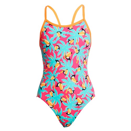 Funkita Badeanzug M�dchen Toucan Tango schnelltrocknend