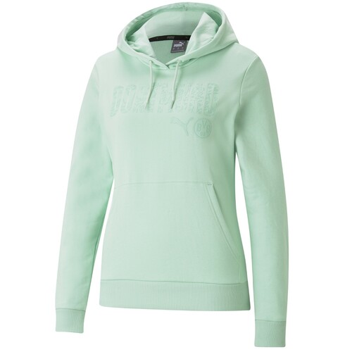 Puma BVB Borussia Dortmund ftblCore Wording Hoodie Damen 20/21 