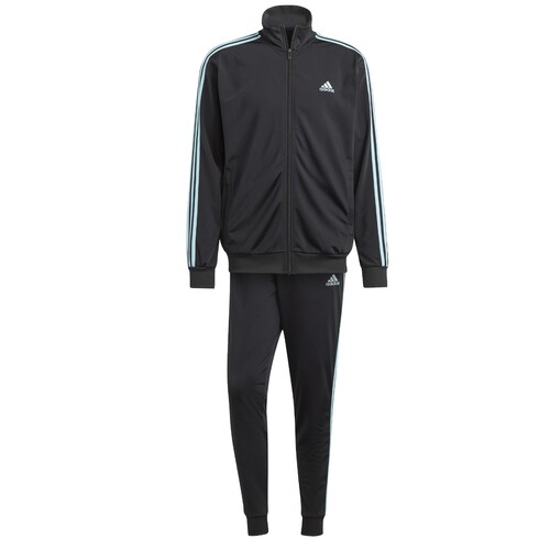 adidas Trainingsanzug Herren schwarz im 3 Streifen Design