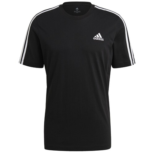 adidas T shirt Herren Rundhals im 3 Streifen Design 