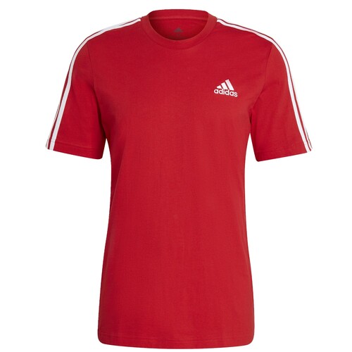 adidas T shirt Herren Rundhals im 3 Streifen Design