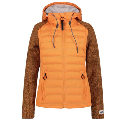 Torstai Jacke Damen mit Kapuze Warmer Midlayer-Hoodie aus dickem Strickgewebe