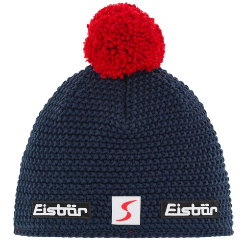 Eisb�r Strickm�tze mit Bommel Jamie Pompon M� SP Unisex 