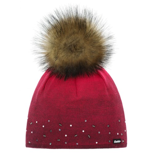 Eisb�r Dip Dye Lux Crystal M�tze f�r Damen mit Bommel