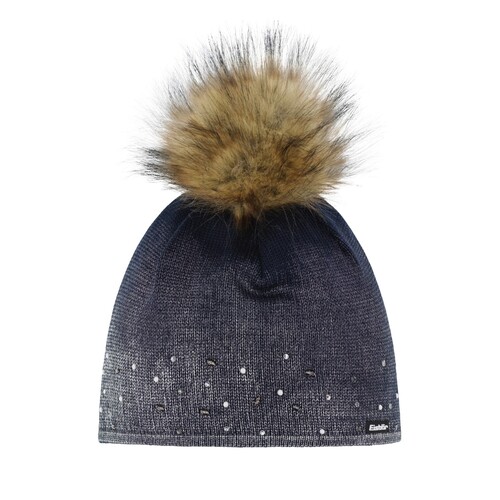 Eisb�r Dip Dye Lux Crystal M�tze f�r Damen mit Bommel 