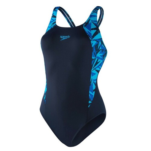 Speedo Hyperboom Badeanzug Damen schnelltrocknend und chlorbest�ndig