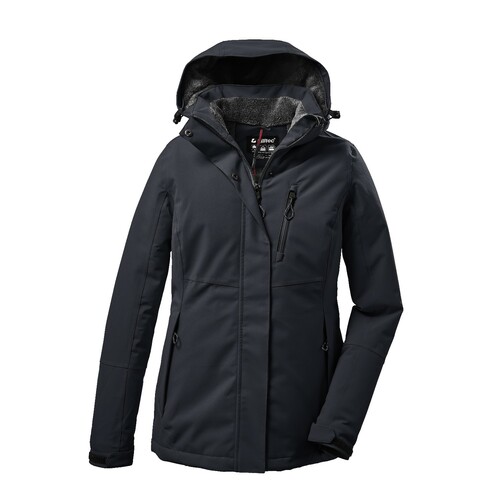 Killtec Softshelljacke Damen mit 10.000mm Wassersule in Kurzgen 