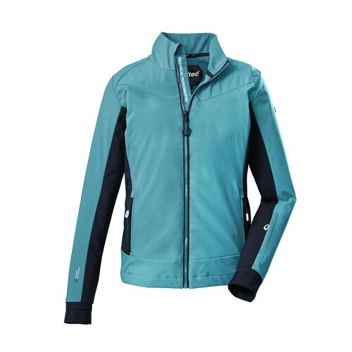 Killtec Softshelljacke Damen im Colourblock Design 