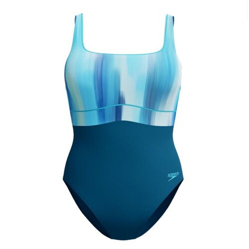 Speedo SPDSCU CNTR ECLIPSE Badeanzug Damen mit verstellbaren Trgern 