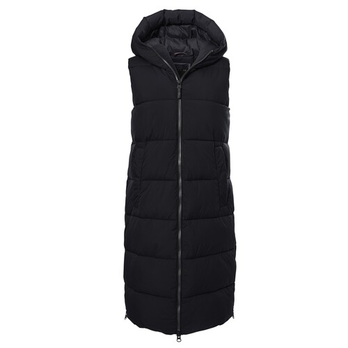 Killtec Steppweste lang fr Damen mit Kapuze