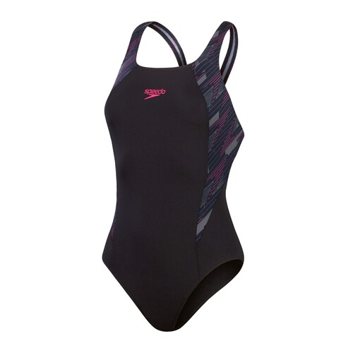 Speedo Hyperboom Badeanzug Damen schnelltrocknend dehnbar und formbest�ndig 