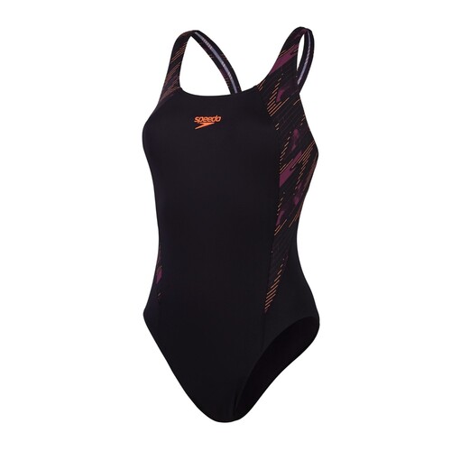 Speedo Hyperboom Badeanzug Damen schnelltrocknend dehnbar und formbest�ndig 