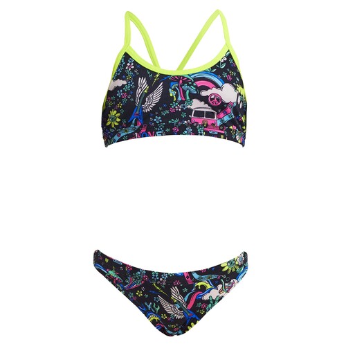 Funkita Hippy Dippy Bikini Mdchen chlorresistent und UV-Schutz 50+
