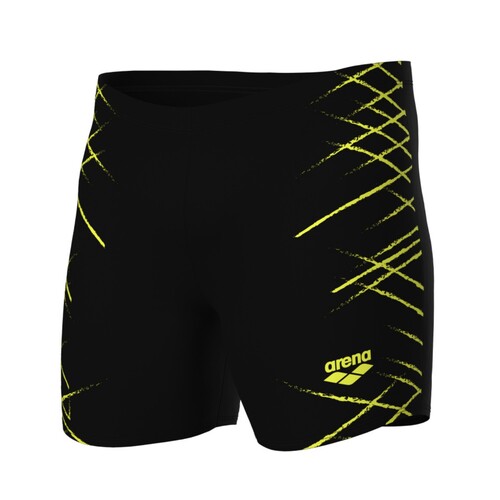 arena Straight Lines Mid Jammer Badehose Herren 