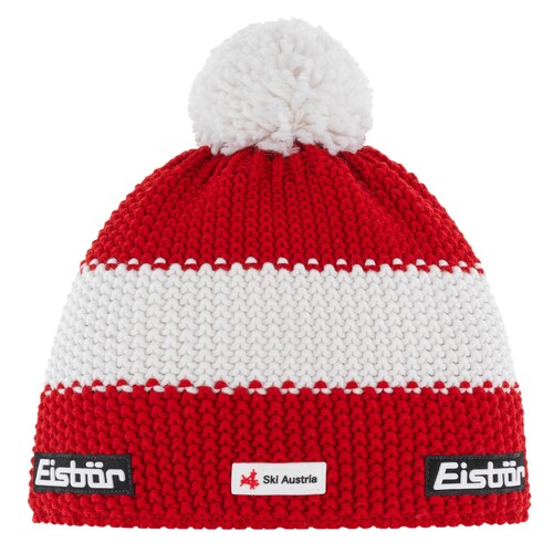 Eisb�r Star Pompon M� SKA Strickm�tze Herren Damen M�tze Winterm�tze 