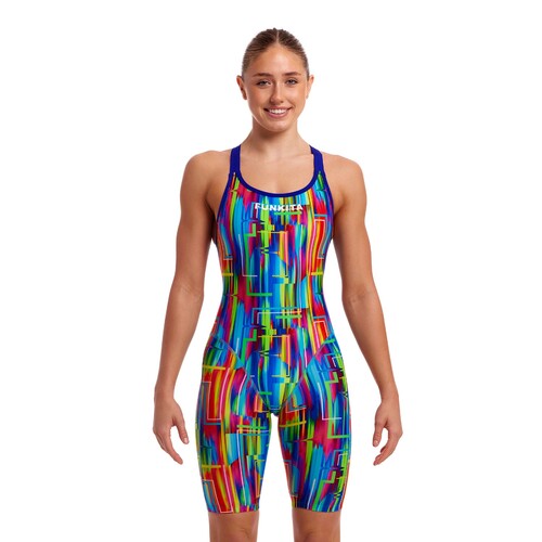 Funkita The Glitch Badeanzug mit langem Bein fr Damen