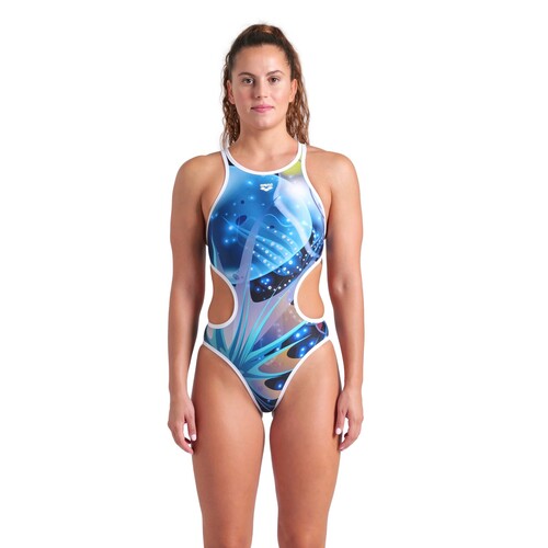 arena One Print Tech Back Badeanzug fr Damen