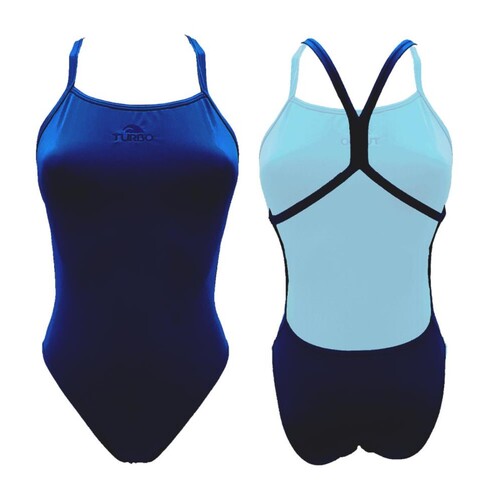 Turbo Badeanzug f�r Damen mit Frontfutter 