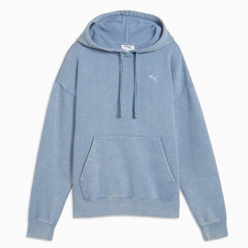 Puma Kapuzenpullover Elevated Relaxed Wash Damen mit K�gurutaschen 