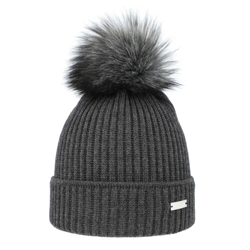 Eisglut Damenm�tze Shellyl Merino mit Bommel 