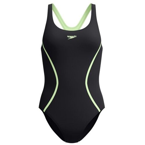 Speedo Badeanzug f�r Damen Solid Splice Medalist