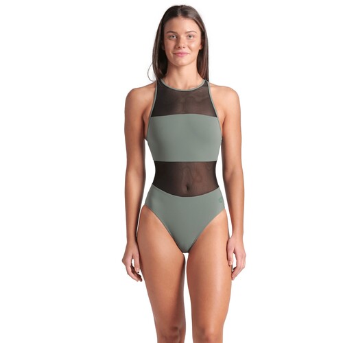arena Badeanzug Mesh Panels Swimsuit Vent Back f�r Damen
