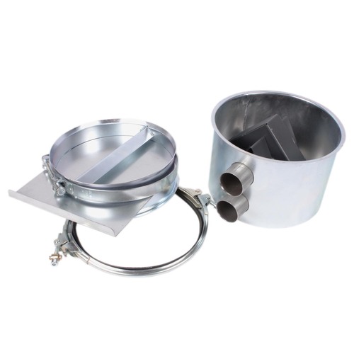 Pellet Absaugtopf inkl. Notschieber