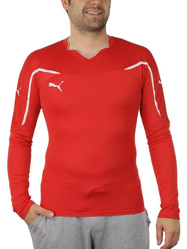 Puma Fu�ball Trikot LS Shirt Trikot Herren rot